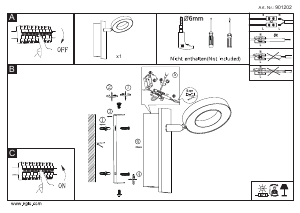 Návod Eglo 901202 Svietidlo