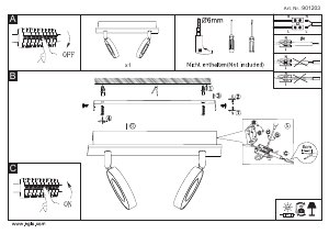 Návod Eglo 901203 Svietidlo