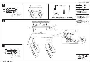 Manual de uso Eglo 901205 Lámpara