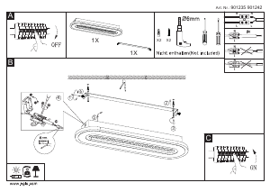 Brugsanvisning Eglo 901242 Lampe