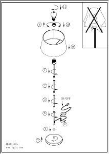 Посібник Eglo 901265 Лампа