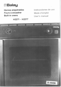 Handleiding Balay H2271 Oven