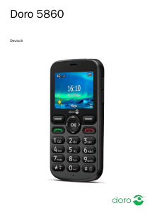 Bedienungsanleitung Doro 5860 Handy