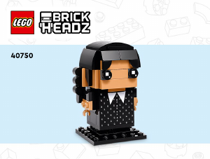 Bedienungsanleitung Lego set 40750 Brickheadz Wednesday und Enid