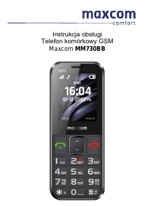 Instrukcja Maxcom MM730BB Telefon komórkowy