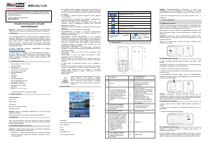 Használati útmutató Maxcom MM128 Mobiltelefon