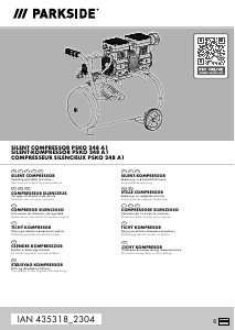 Handleiding Parkside IAN 435318 Compressor