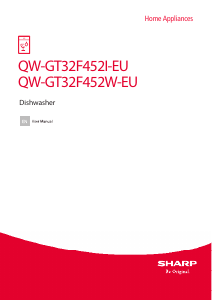 Handleiding Sharp QW-GT32F452I-EU Vaatwasser