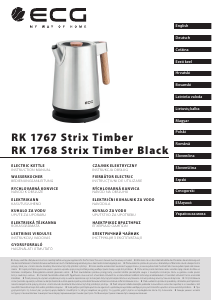 Kasutusjuhend ECG RK 1768 Strix Timber Veekeedukann