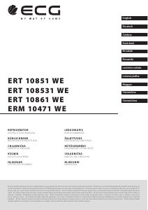 Handleiding ECG ERT 10861 WE Koelkast