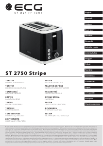 Handleiding ECG ST 2750 Stripe Broodrooster