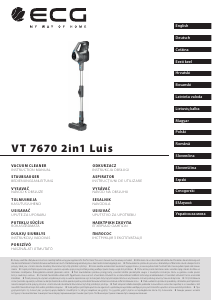 Rokasgrāmata ECG VT 7670 2in1 Luis Putekļu sūcējs