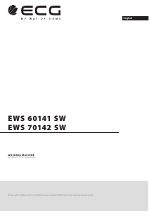 Handleiding ECG EWS 60141 SW Wasmachine