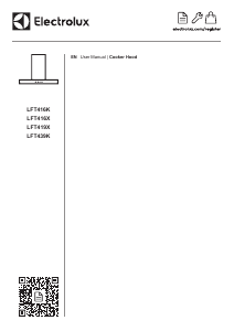 Manual Electrolux LFT416K Cooker Hood