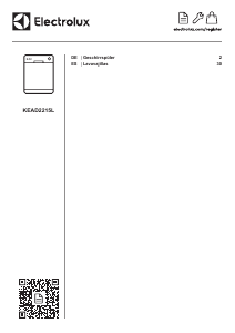 Manual de uso Electrolux KEAD2215L Lavavajillas