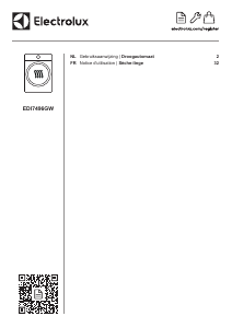 Handleiding Electrolux EDI7496GW Wasdroger
