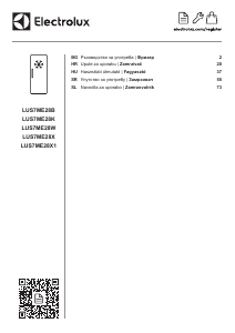 Прирачник Electrolux LUS7ME28X Замрзнувач