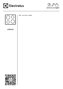 Handleiding Electrolux LIS62443 Kookplaat