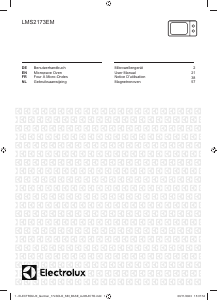 Bedienungsanleitung Electrolux LMS2173EMK Mikrowelle