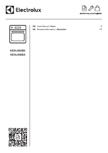 Handleiding Electrolux KEHLH00BX Oven