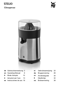Bruksanvisning WMF Stelio Citruspress