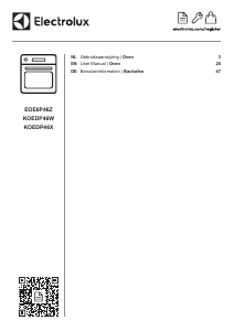 Handleiding Electrolux EOE6P46Z Oven