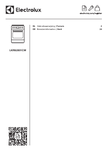 Handleiding Electrolux LKR62001CW Fornuis