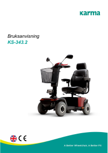Bruksanvisning Karma KS-343.2 Rörlighet skoter