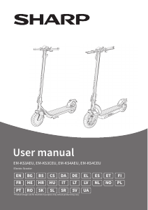 Handleiding Sharp EM-KS3CEU Elektrische step