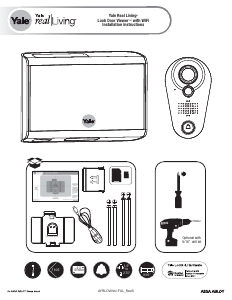 Manual Yale AYRLDVINSTFUL Real Living Doorbell