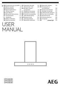 Manuale AEG DPK5660B Cappa da cucina