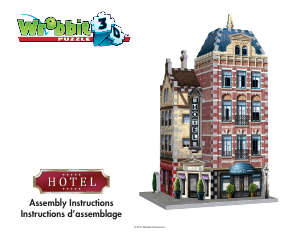 Manuál Wrebbit Urbania - Hotel 3D puzzle