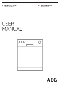 Handleiding AEG FFB75707PW Vaatwasser