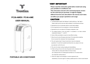 Handleiding Trentios PC26-AMEII Airconditioner