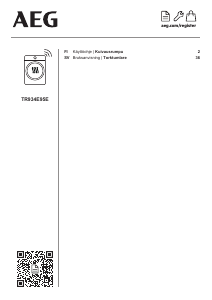 Bruksanvisning AEG TR934E95E Torktumlare