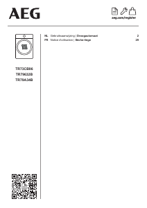 Handleiding AEG TR79G34B Wasdroger