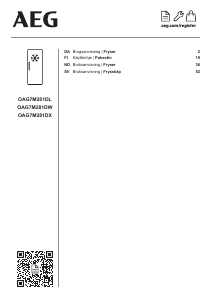 Käyttöohje AEG OAG7M281DL Pakastin