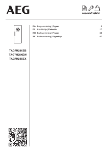 Bruksanvisning AEG TAG7M28XEX Frys