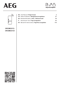 Manual AEG ORC8M321CX Fridge-Freezer