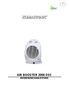 Priročnik Suntec Air Booster 2000 OSC Grelnik
