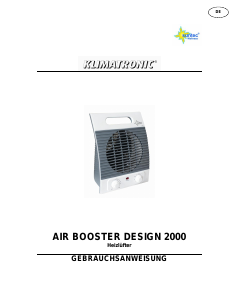 Manuál Suntec Air Booster Design 2000 Topení
