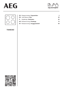 Brugsanvisning AEG TI64IB30IZ Kogesektion