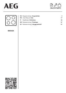 Brugsanvisning AEG IBS6420 Kogesektion