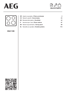 Manuale AEG ID6411XB Piano cottura