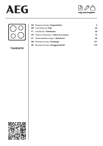 Mode d’emploi AEG TI64IB30FB Table de cuisson