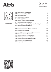 Handleiding AEG NII74B10AB Kookplaat