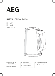 Manual de uso AEG K5-1-6AN Hervidor