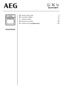Brugsanvisning AEG BCK456220B Ovn