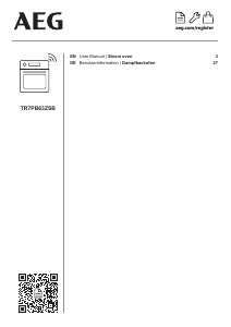 Handleiding AEG TR7PB63ZSB Oven
