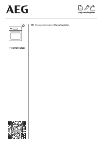 Bedienungsanleitung AEG TR6PB51ZSB Backofen